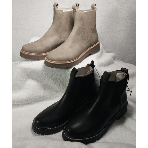 Dolce Vita Chelsea Leigha Boot Lightweight Ankle 1.25" Heel New Taupe - Picture 1 of 11